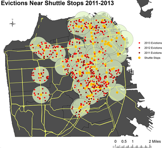 No-fault tech evictions 2011-2013
